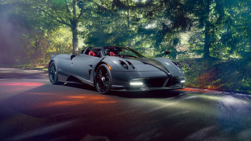 帕加尼 Pagani Huayra Roadster 4k跑车壁纸 3840x2160