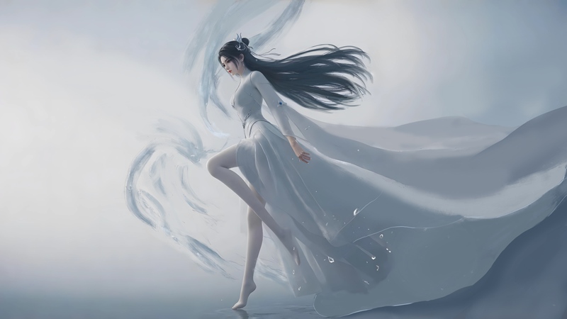 云韵 唯美 长裙 动漫壁纸 4K高清壁纸 3840x2160