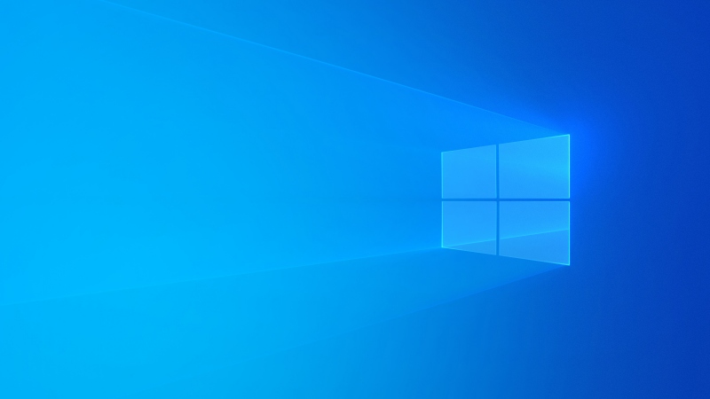 4K 超清桌面壁纸 Windows 10 经典蓝色系统默认背景 3840x2160
